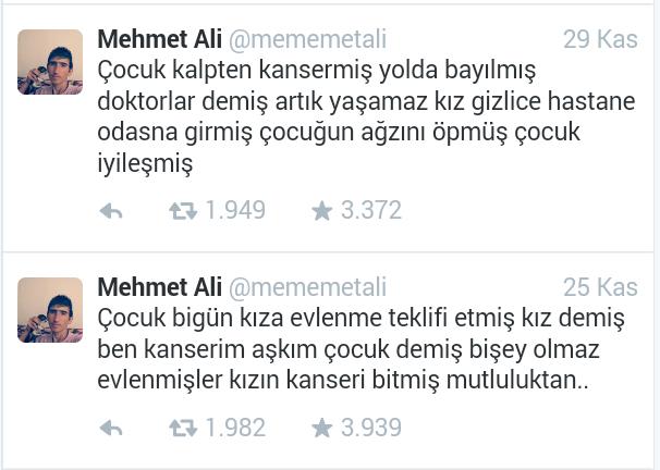 Twitter Fenomeni Mehmet Ali'den Seçme Tweetler