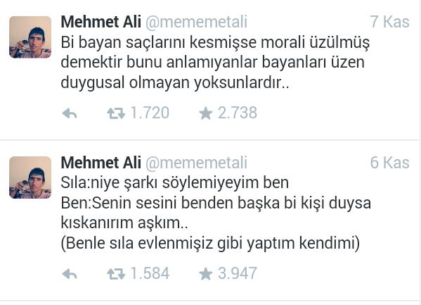 Twitter Fenomeni Mehmet Ali'den Seçme Tweetler