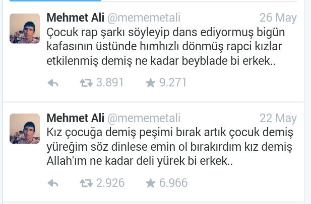 Twitter Fenomeni Mehmet Ali'den Seçme Tweetler