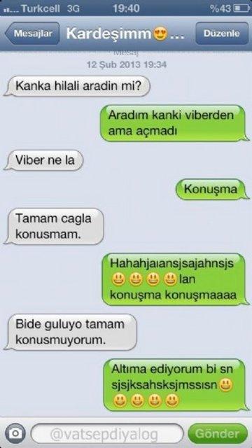 İbretlik Whatsapp Mesajlaşmaları