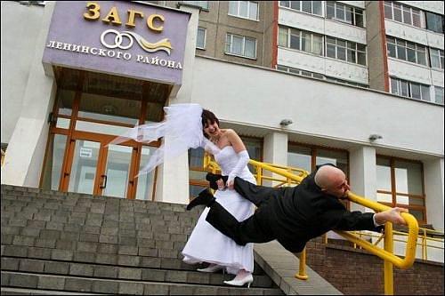 En Komik Düğün Fotoğrafları