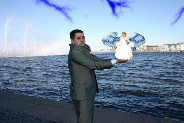 En Komik Düğün Fotoğrafları