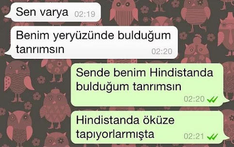 En Komik Mesaj Diyalogları