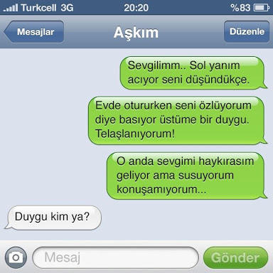 En Komik Mesaj Diyalogları