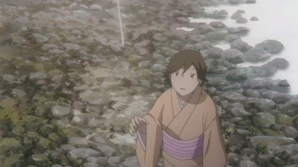 Mushishi ve Yağmurlu Havalarda Bir Fincan Yeşil Çay