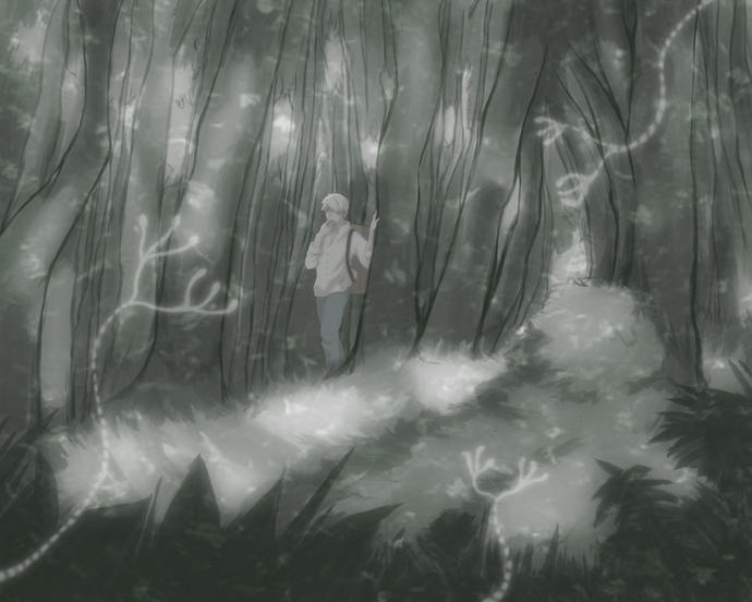 Yağmurlu havalarda bir fincan yeşil çay ve tabiki Mushishi. :)