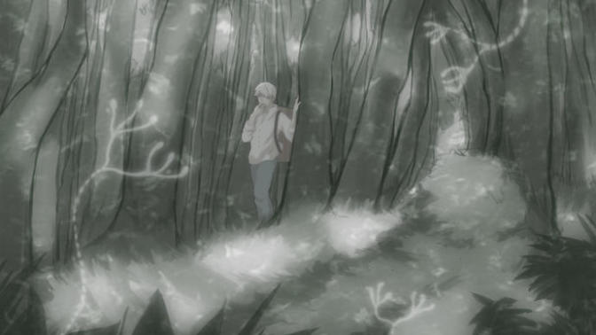 Mushishi ve Yağmurlu Havalarda Bir Fincan Yeşil Çay