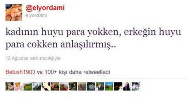 Twitter'dan Tweetler.