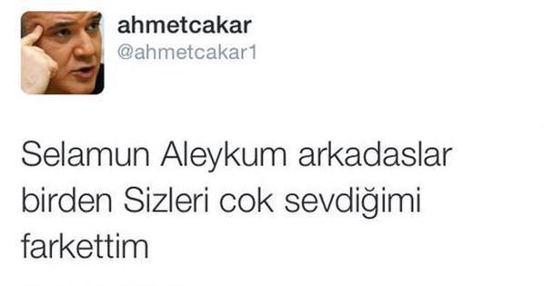 Twitter'dan Tweetler.