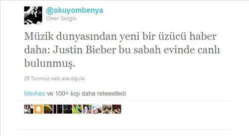 Twitter'dan Tweetler.
