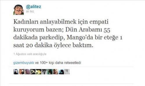 Twitter'dan Tweetler.