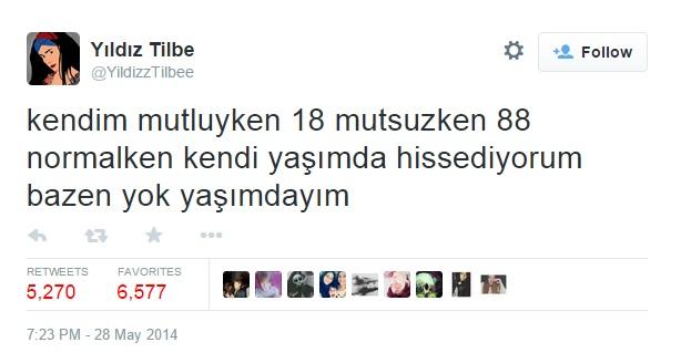 Yıldız Tilbe'nin Akla Zarar Tweetleri