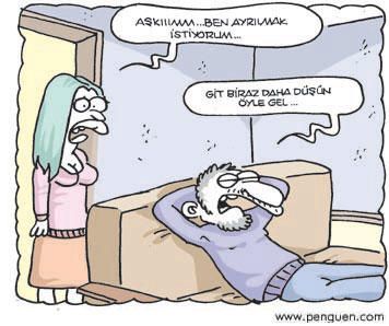 Karikatürlerle Sevgilinizi Kendinizden Soğutmanın Yolları