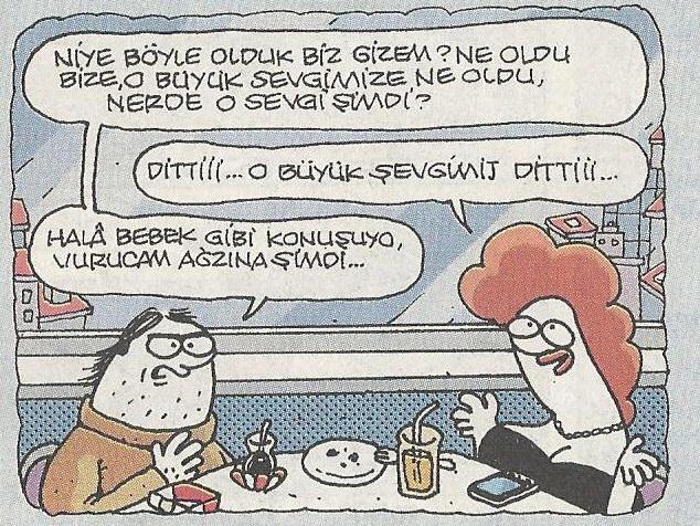 Karikatürlerle Sevgilinizi Kendinizden Soğutmanın Yolları