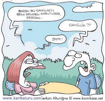 Karikatürlerle Sevgilinizi Kendinizden Soğutmanın Yolları