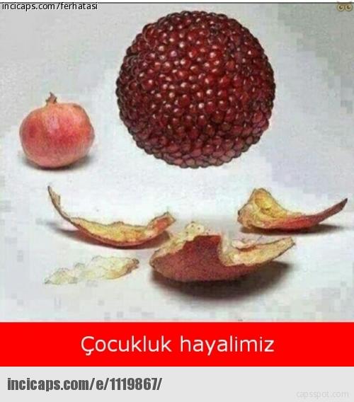 Meyve Temalı Eğlenceli Capsler