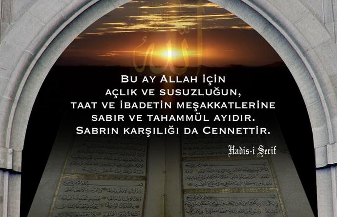 Ramazan kutlu bir aydır,Ramazan müslümanların ayıdır.