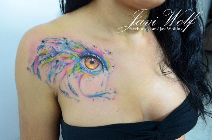 Watercolor Tattoo - Suluboya Dövmeler
