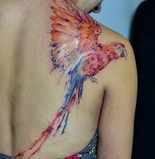Watercolor Tattoo - Suluboya Dövmeler