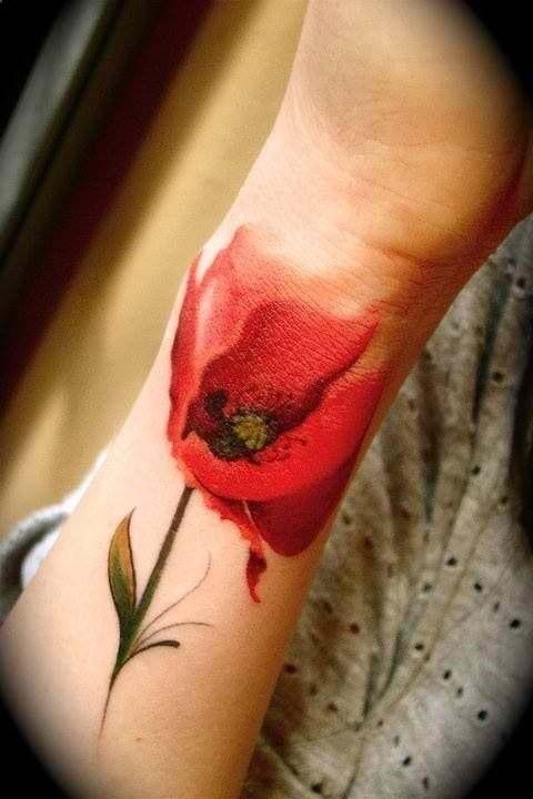 Watercolor tattoo(SULU BOYA DÖVMELER)