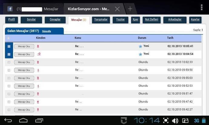 KizlarSoruyor'un Eski Hali