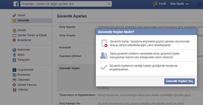 Facebook Profilimizi Güvenlik Altına Nasıl Alırız?