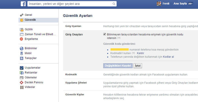 Facebook Profilimizi Güvenlik Altına Nasıl Alırız?