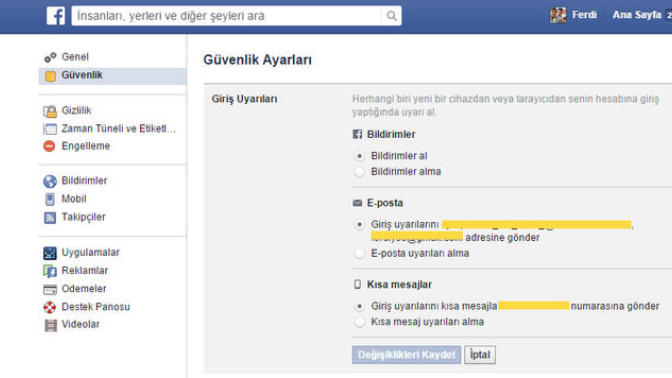 Facebook Profilimizi Güvenlik Altına Nasıl Alırız?