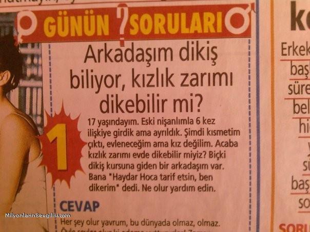 En Saçma ve Komik Gazete Haberleri/Manşetleri