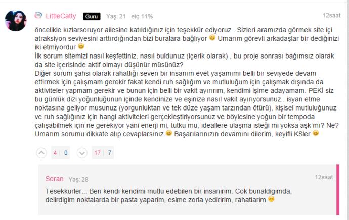 Gaye Turgut KizlarSoruyor'da Kızlardan Gelen Sorular 