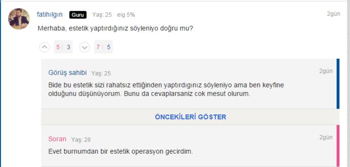 Gaye Turgut KizlarSoruyor'da Erkeklerden Gelen Sorular