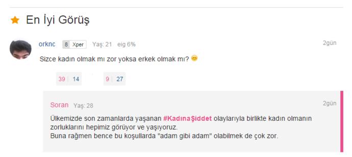 Gaye Turgut KizlarSoruyor'da Erkeklerden Gelen Sorular