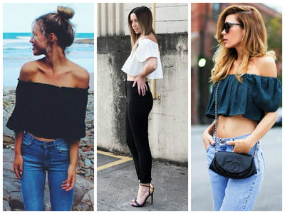 Yeni Moda Kayik Yaka Bluzlar Kizlarsoruyor