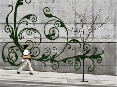 Caddeleriniz, Duvarlarınız İçin Yosun Grafiti Yapımı