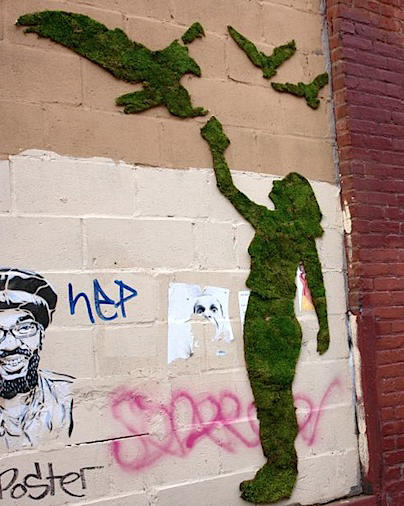 Caddeleriniz, Duvarlarınız İçin Yosun Grafiti Yapımı