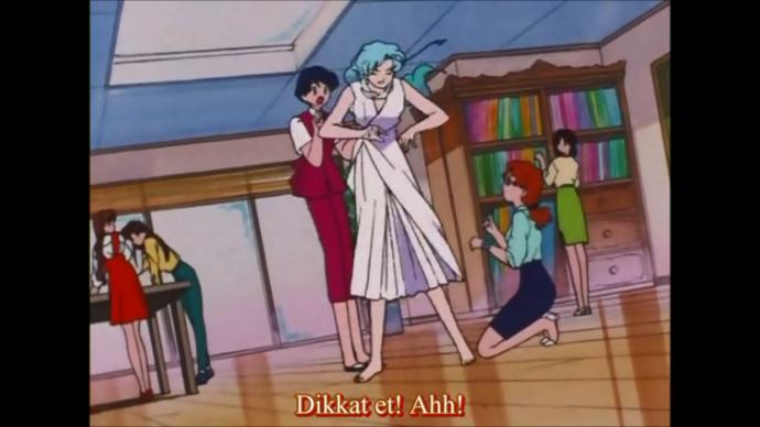 Sailor Moon'da (Ay Savaşçısı) Androjen Manken