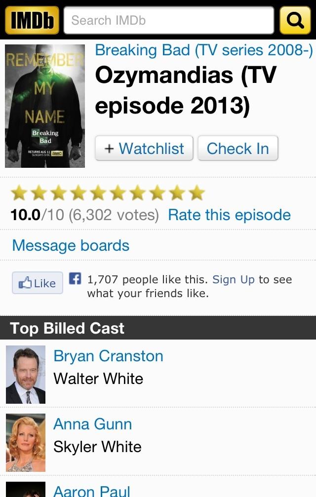 Sevenlerine Özel: Breaking Bad Bölüm 1