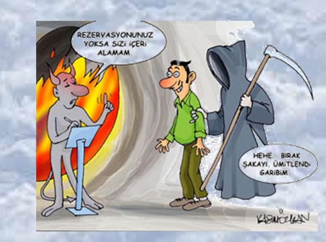 En komik "Cehennem" Temalı Karikatürler