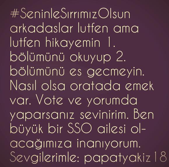 Seninle Sırrımız Olsun