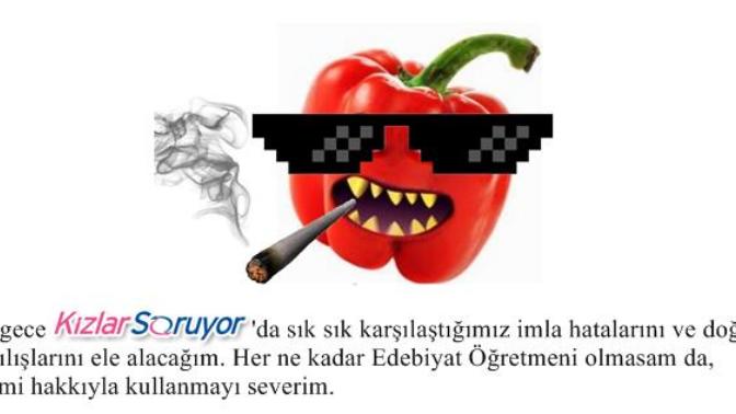 SinirliBiber ile Türkçe'yi Öğreniyoruz
