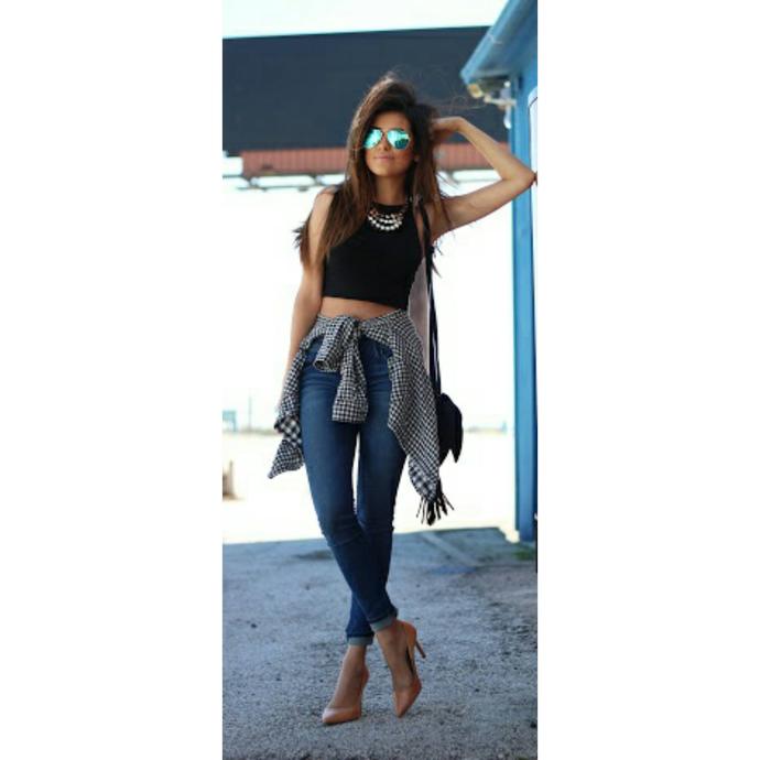 Her Dolapta Olmalı! Crop T-shirt Kombinleri