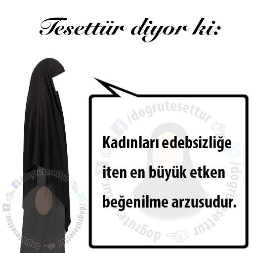 Başörtüsü ve tesettür hakkında..