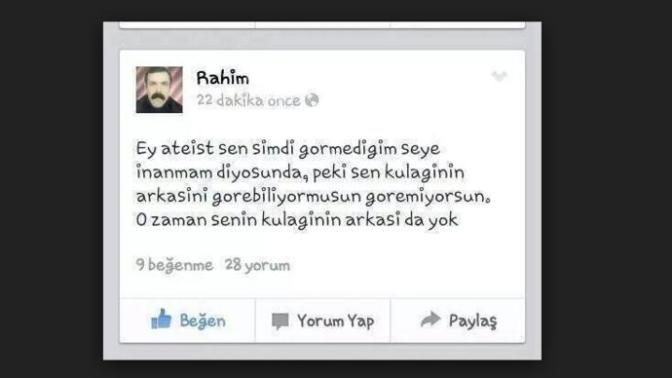 Sanal Ortamda Güldüren Ateist-Müslüman Polemikleri