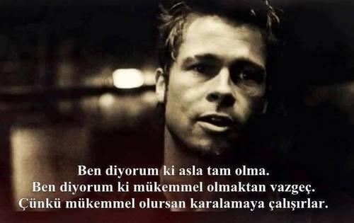 Anti-Düzen İmparatoru Tyler Durden ! :)