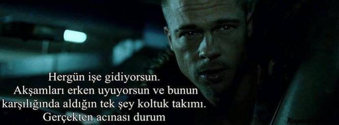 Anti-Düzen İmparatoru Tyler Durden ! :)