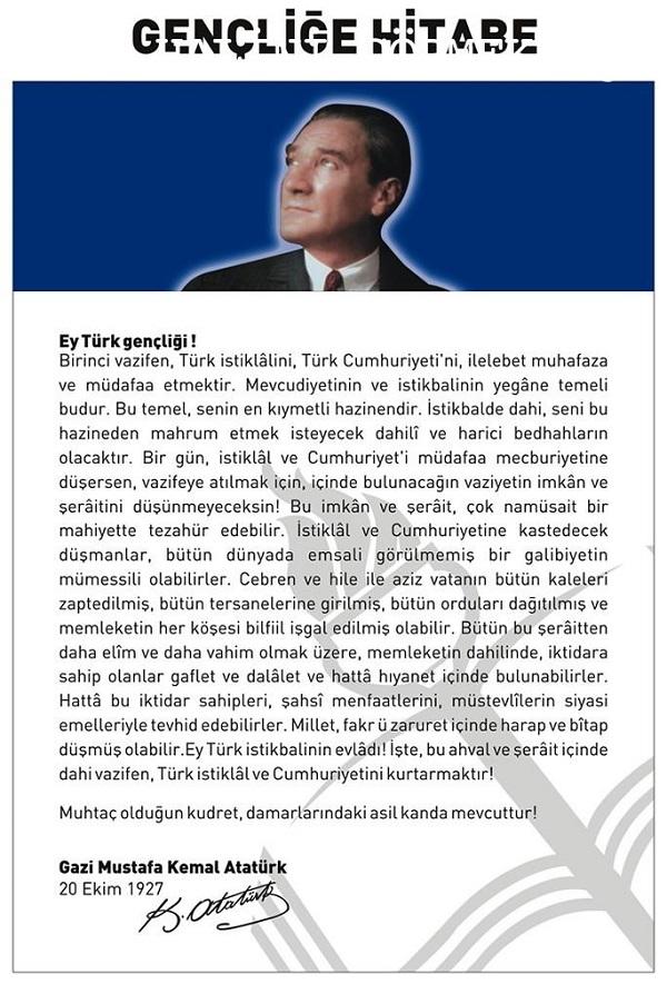 Bize Öğretilen Atatürk Sevgisi