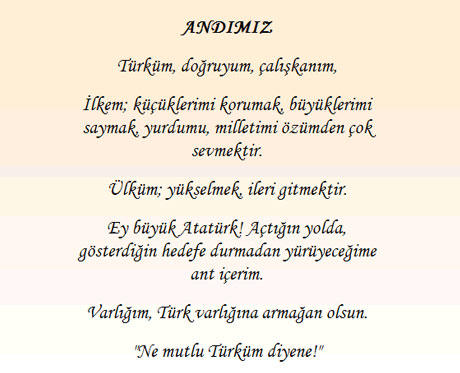 BİZE ÖĞRETİLEN ATATÜRK SEVGİSİ