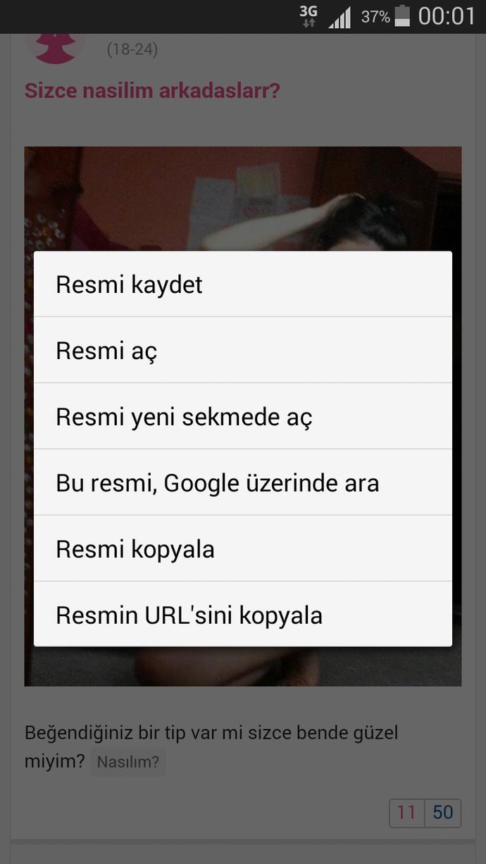 "Nasilim" sorularinda resmin fake olup olmadigini çözme yönetimi