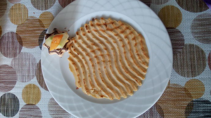 Tost makinesinde WAFFLE ! 😍