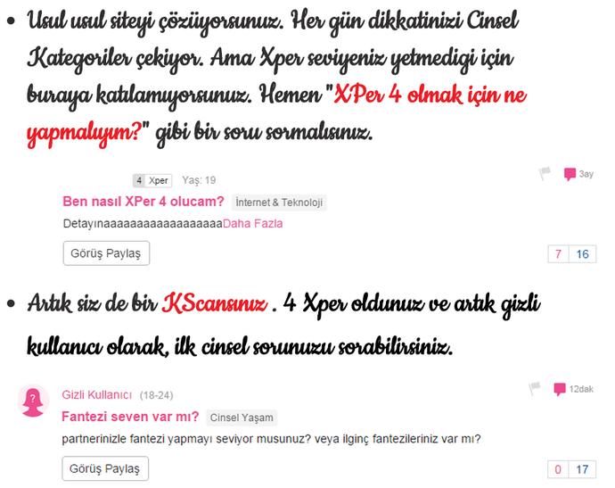 Kızlar Soruyor'a Üye Olunduğunda Yapılması Gerekenler